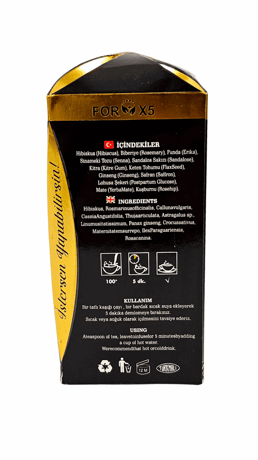 Ceai IronTea pentru efect permanent de scădere în greutate - FORX5 RO