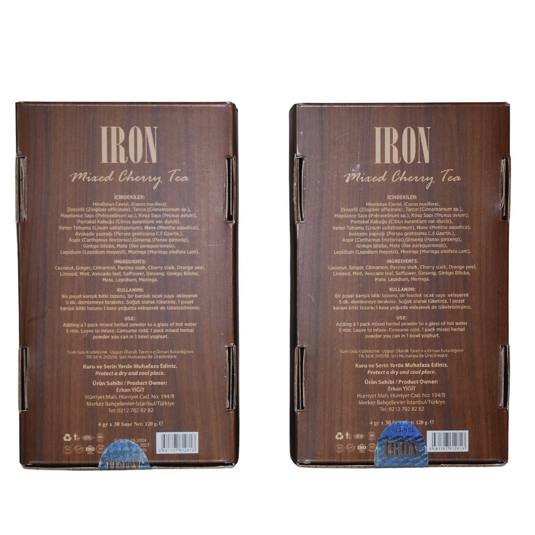 Ceai Iron Detox cu cirese pentru Efect Permanent de Pierdere în Greutate - FORX5 RO